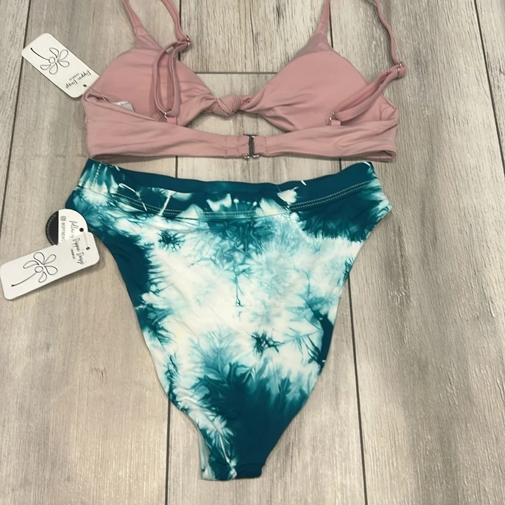 Dippin' Daisy's high cut two piece bikini set swim size XS